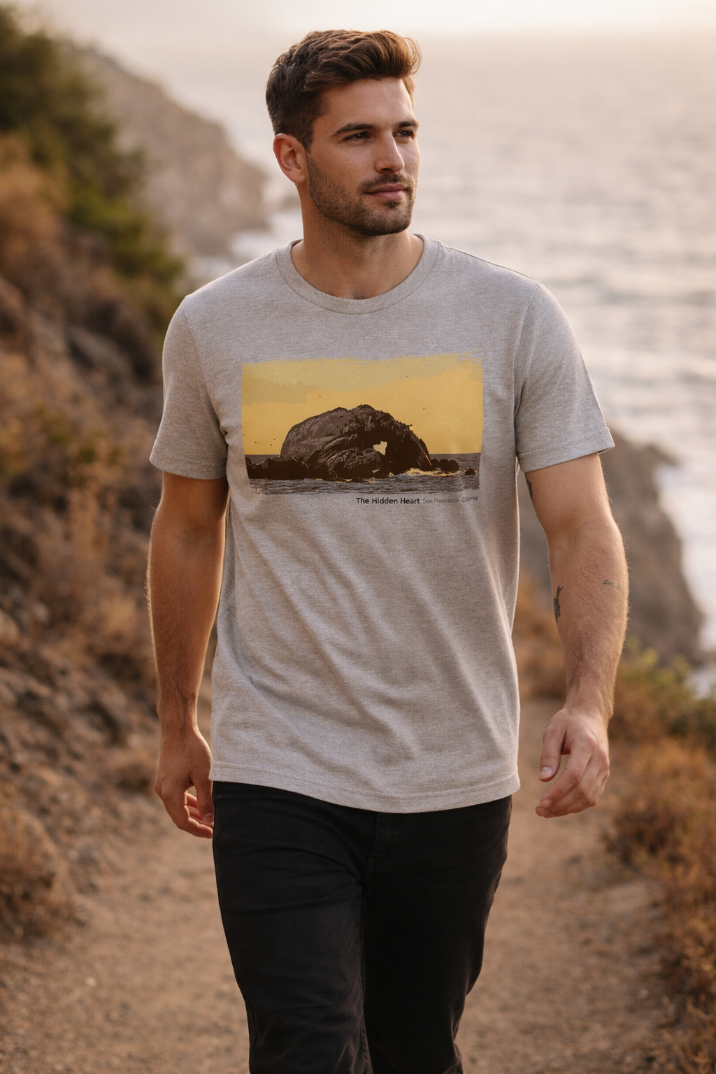 The Hidden Heart T-Shirt — Light Colors (12 Options)