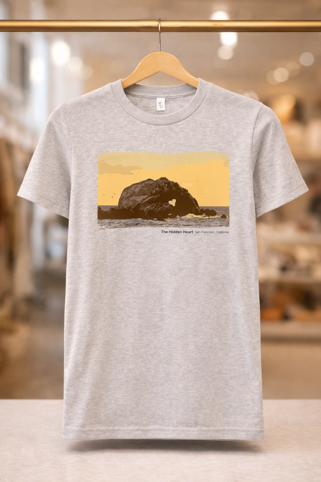 The Hidden Heart T-Shirt — Light Colors (12 Options)
