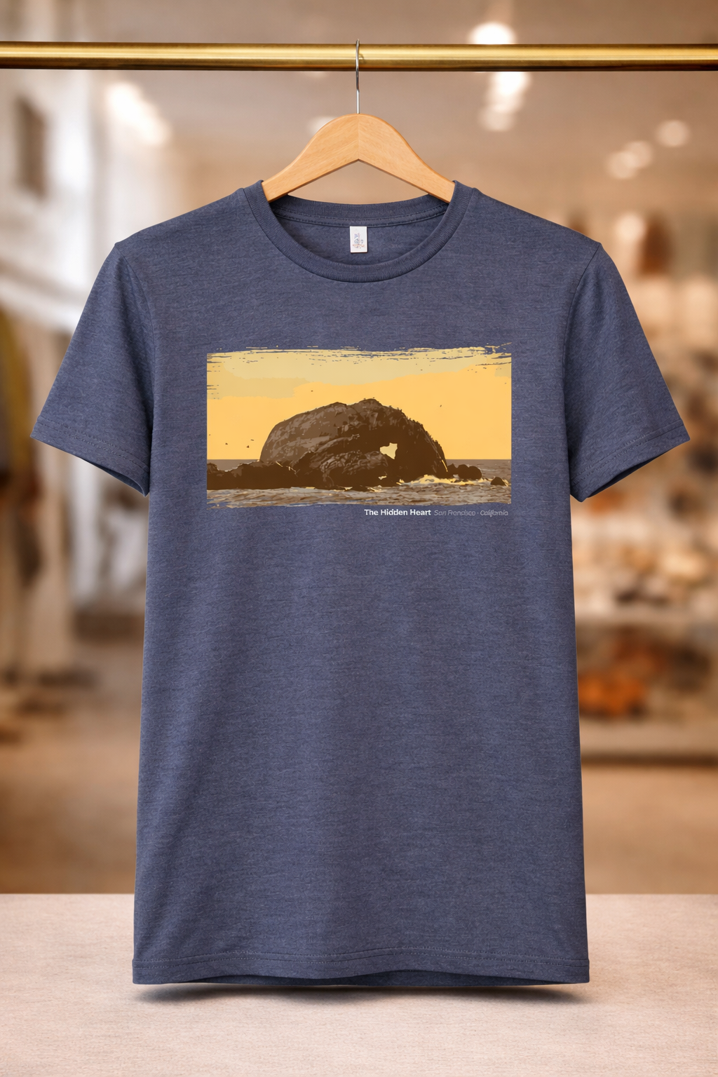 The Hidden Heart T-Shirt — Dark Colors (12 Options)