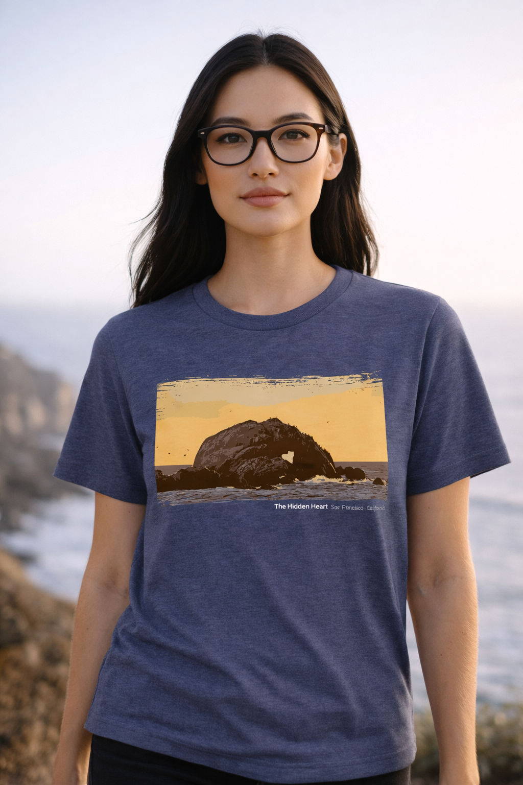 The Hidden Heart T-Shirt — Dark Colors (12 Options)