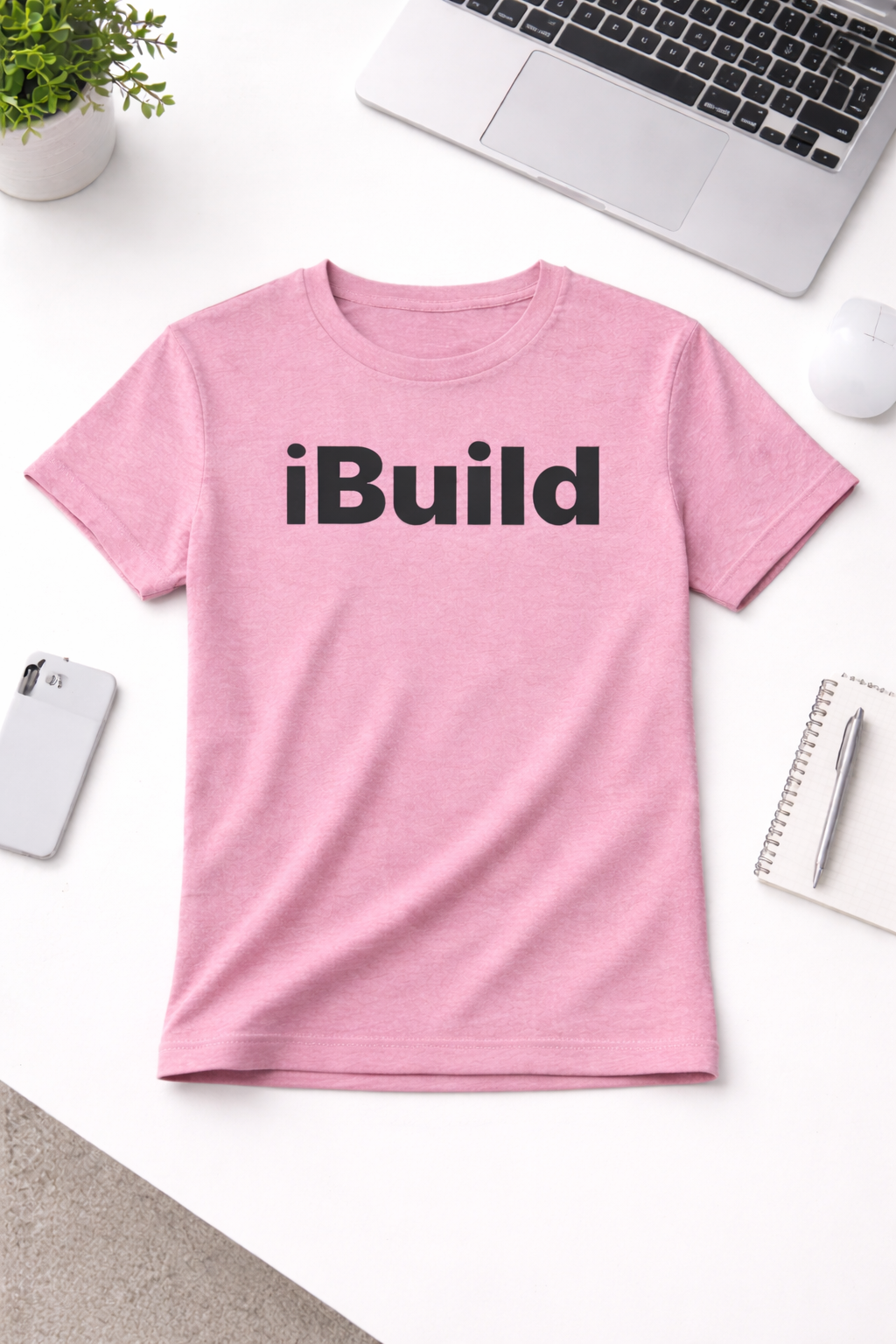 iBuild T-Shirt — Light Colors (12 Options)