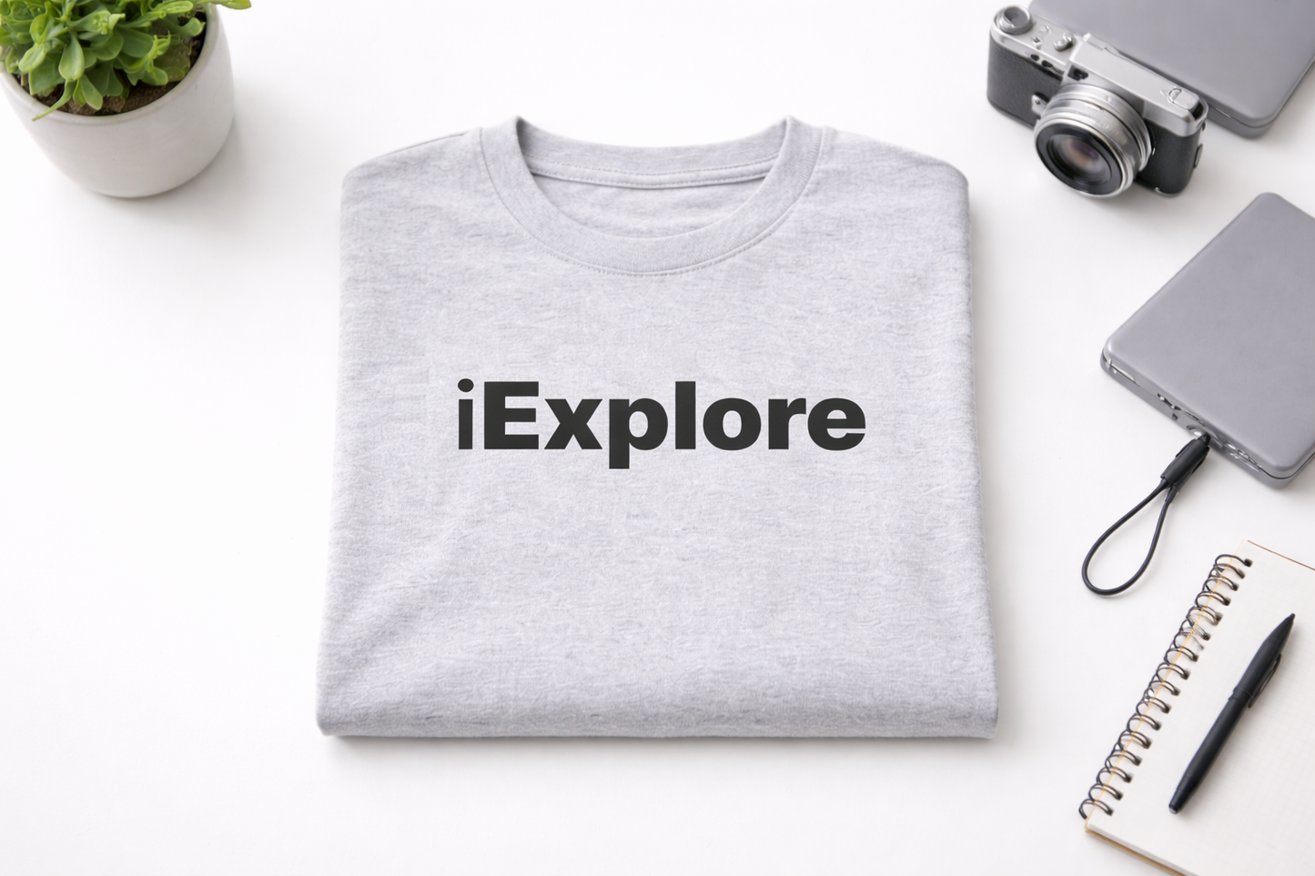 iExplore T-Shirt — Light Colors (12 Options)