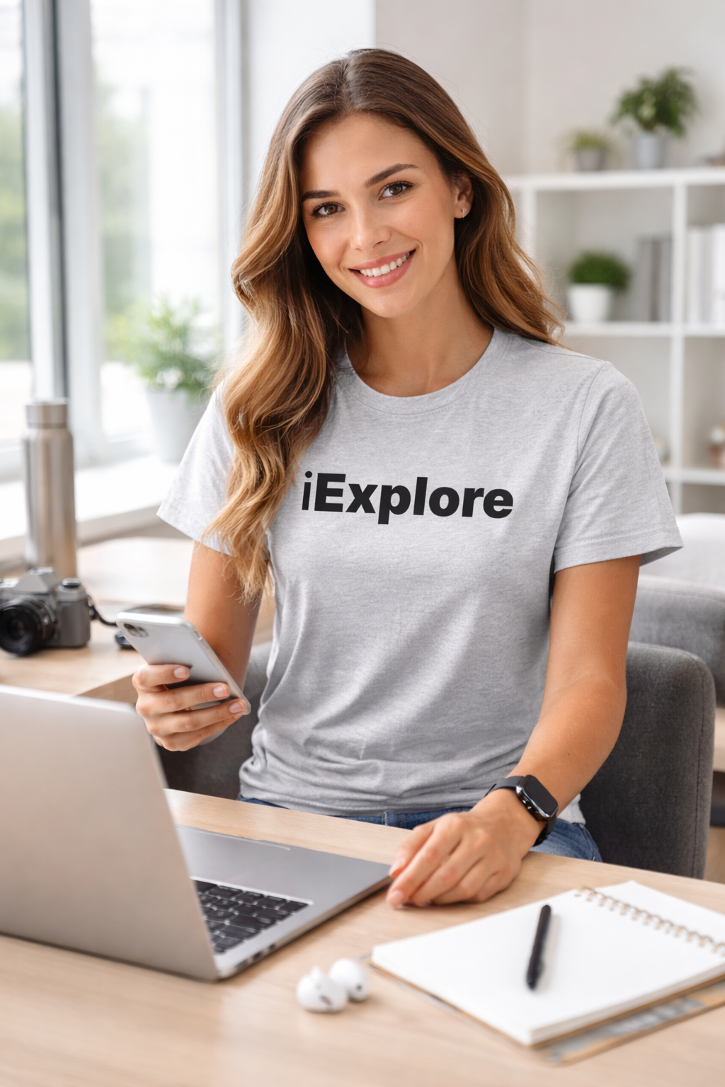 iExplore T-Shirt — Light Colors (12 Options)