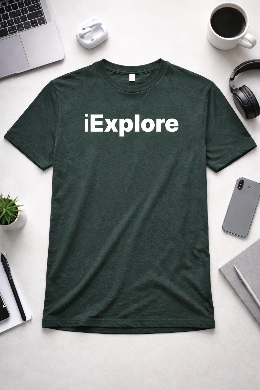 iExplore T-Shirt — Dark Colors (12 Options)