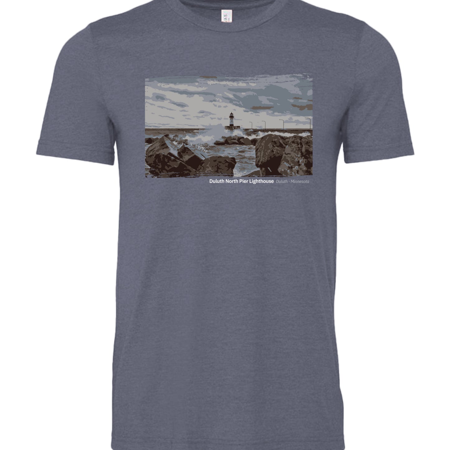HEATHER MID NAVY - FRONT