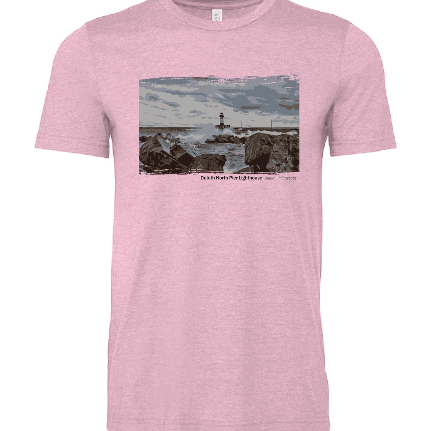 Heather Pink Gravel - FRONT