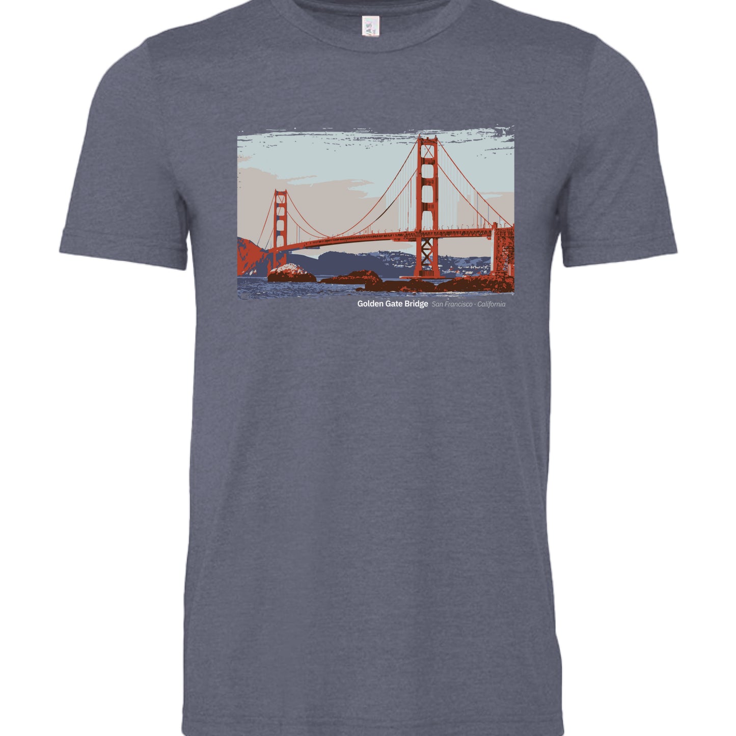HEATHER MID NAVY - FRONT