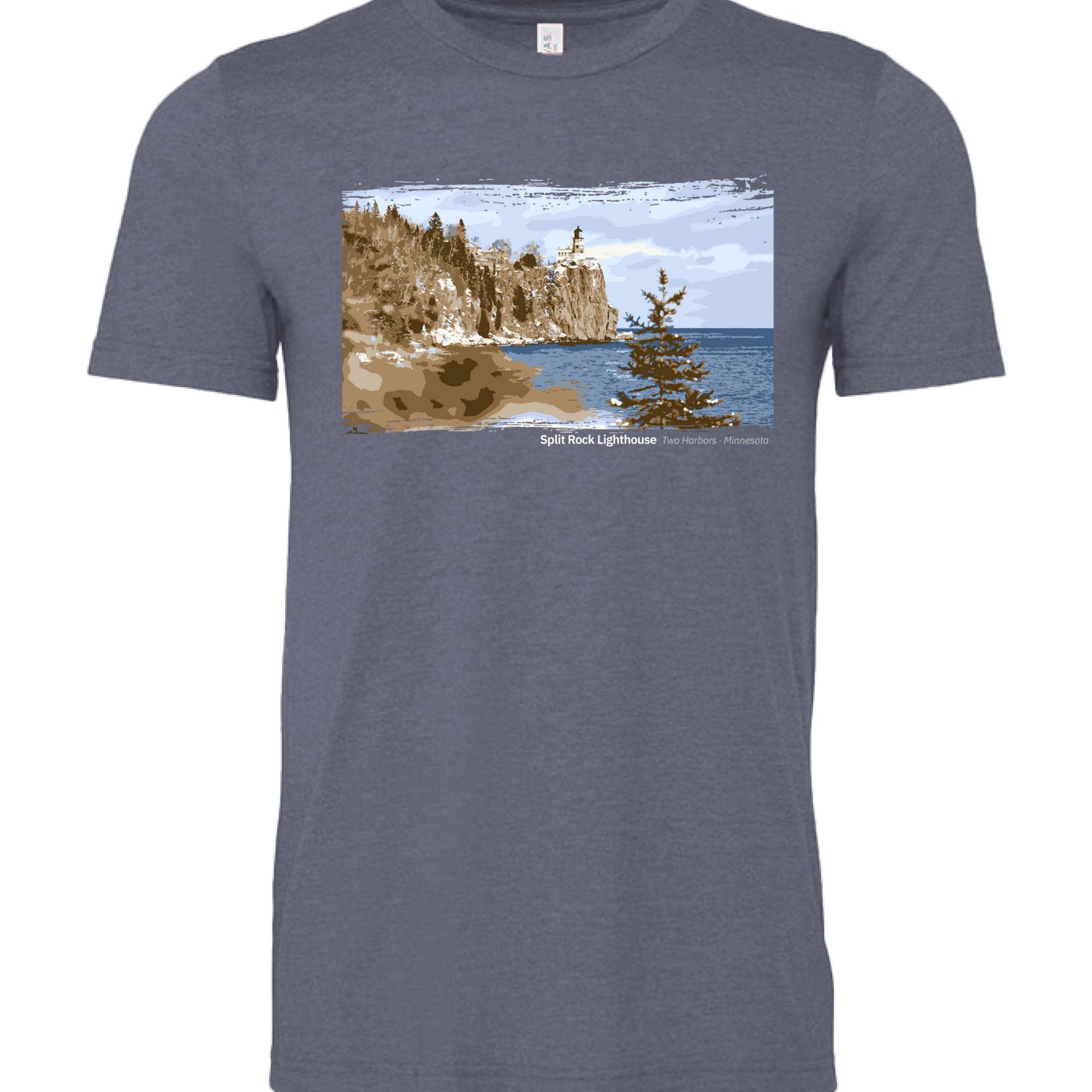 HEATHER MID NAVY - FRONT