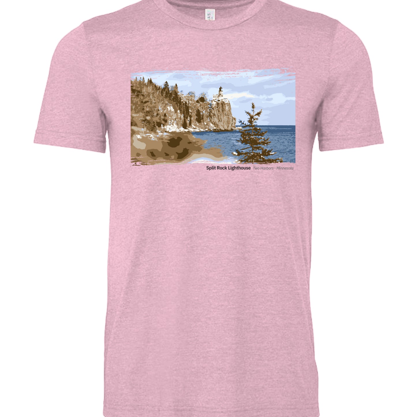 Heather Pink Gravel - FRONT