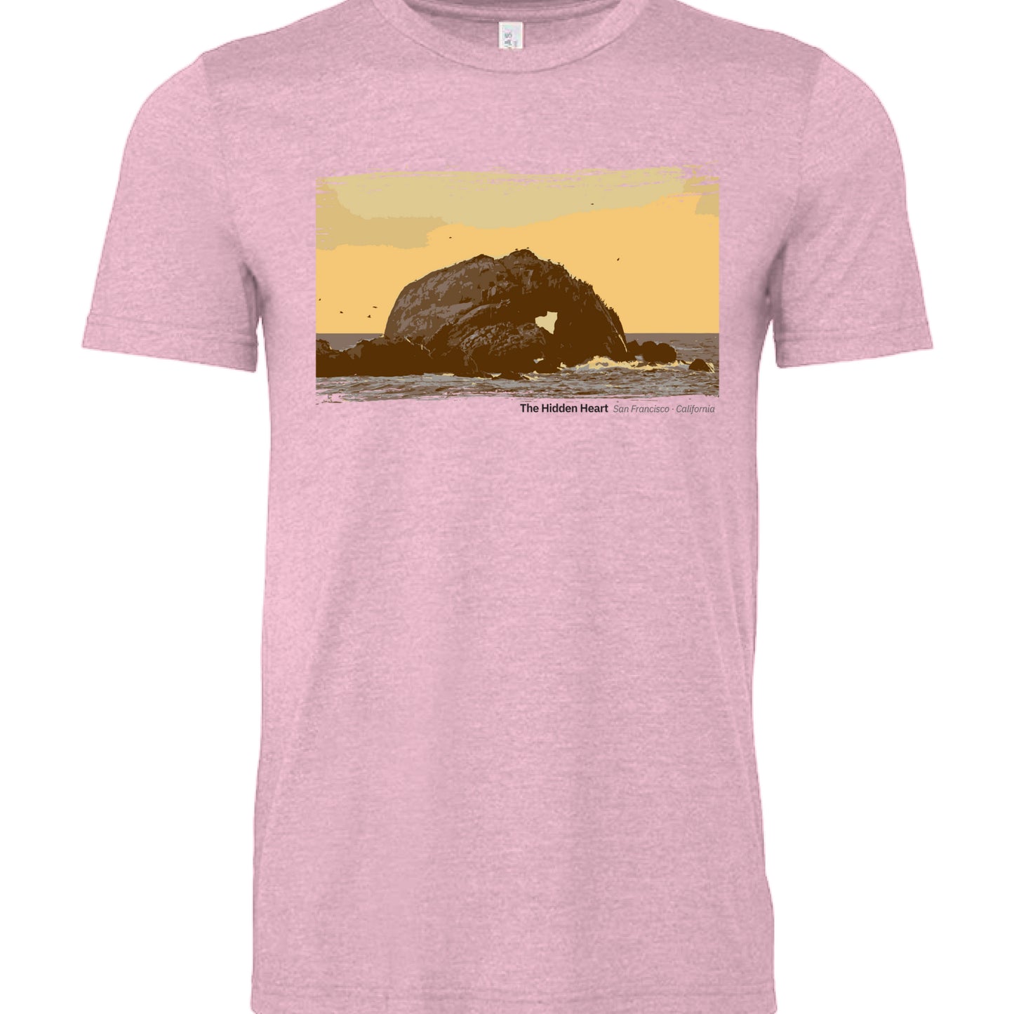 Heather Pink Gravel - FRONT