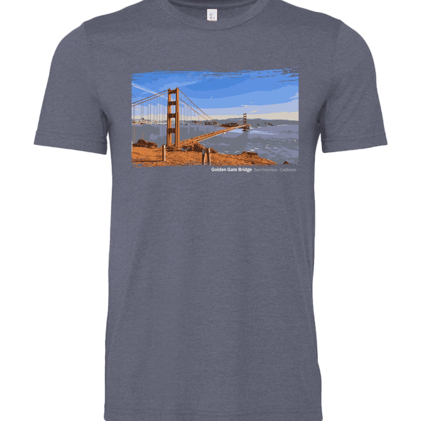 HEATHER MID NAVY - FRONT