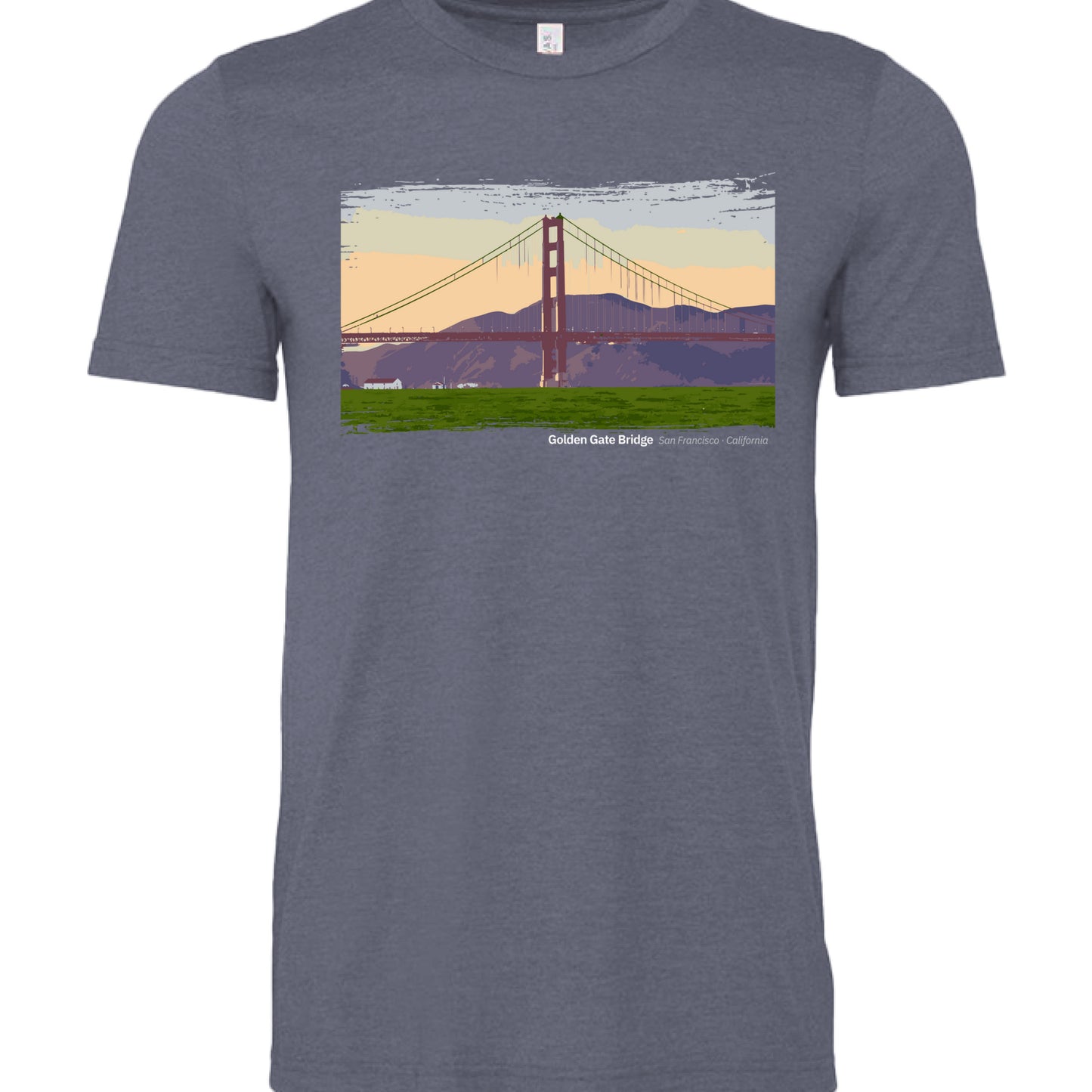 HEATHER MID NAVY - FRONT