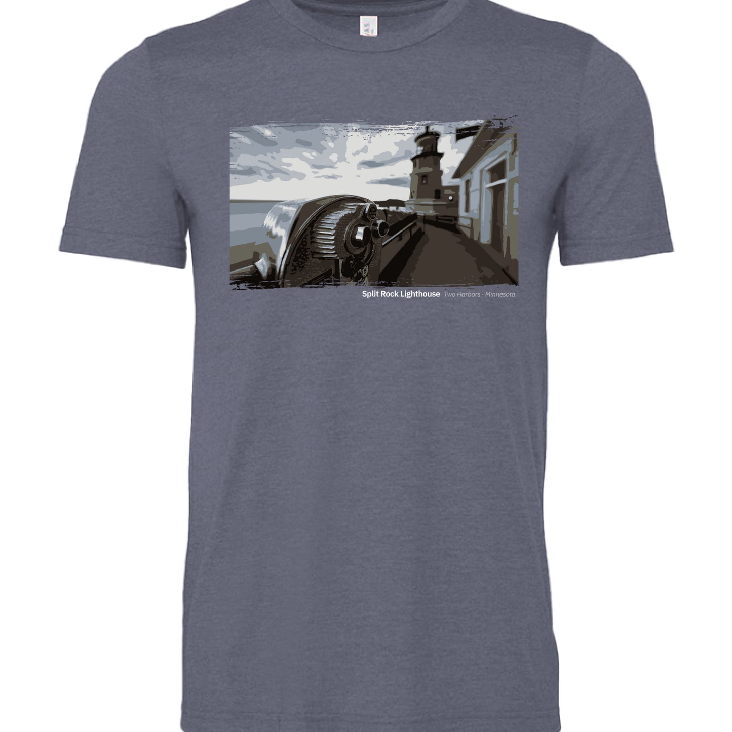 HEATHER MID NAVY - FRONT